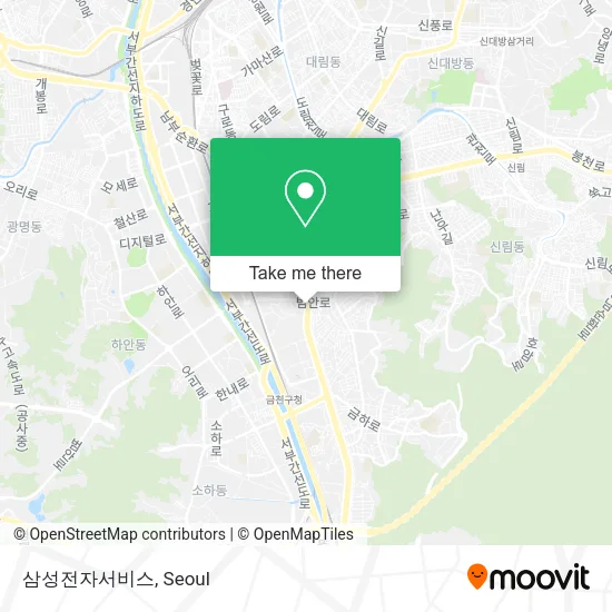 삼성전자서비스 map