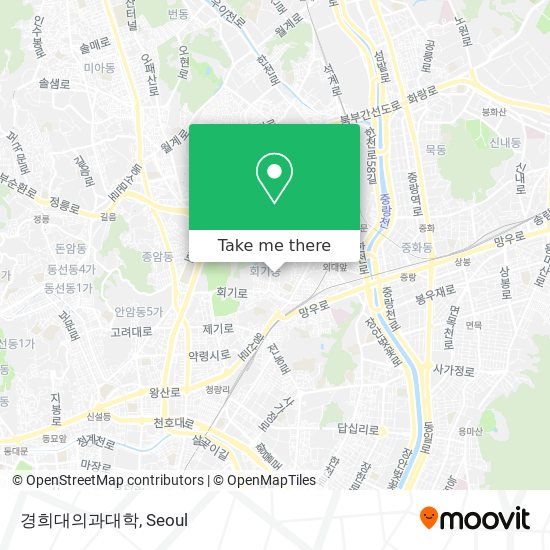 경희대의과대학 map