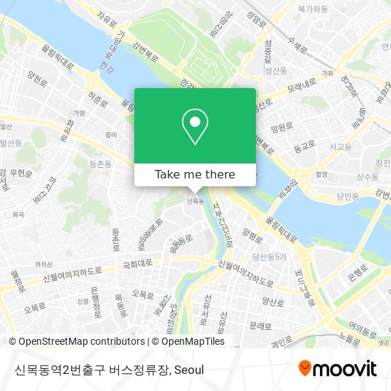 신목동역2번출구 버스정류장 map