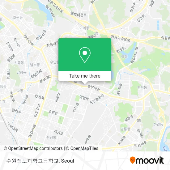 수원정보과학고등학교 map