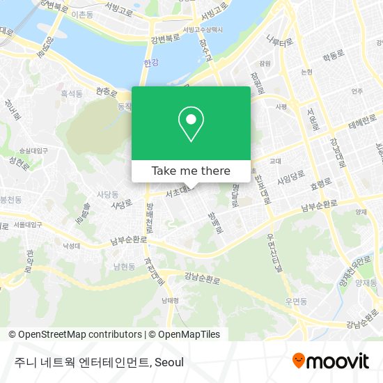 주니 네트웍 엔터테인먼트 map