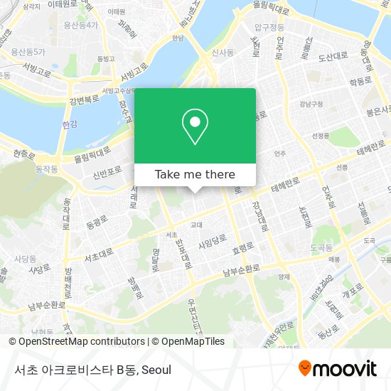 서초 아크로비스타 B동 map