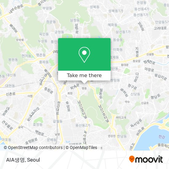 AIA생명 map