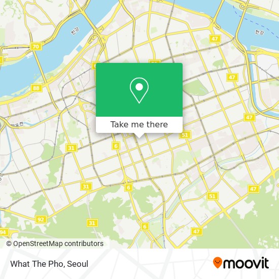 What The Pho map