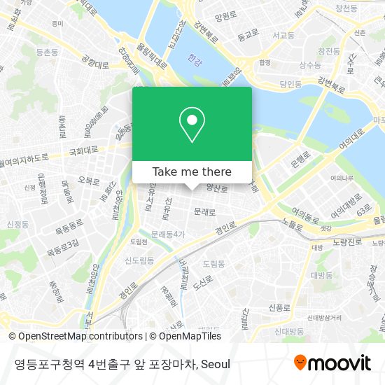 영등포구청역 4번출구 앞 포장마차 map