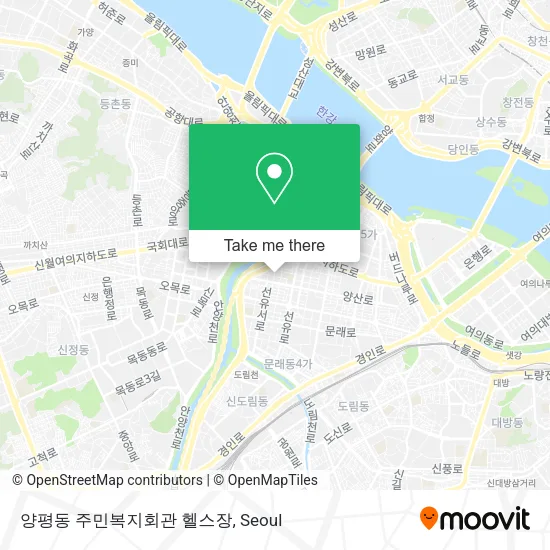 양평동 주민복지회관 헬스장 map