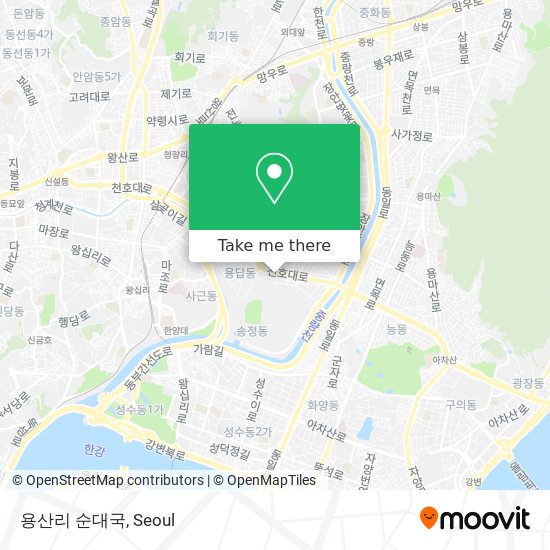용산리 순대국 map
