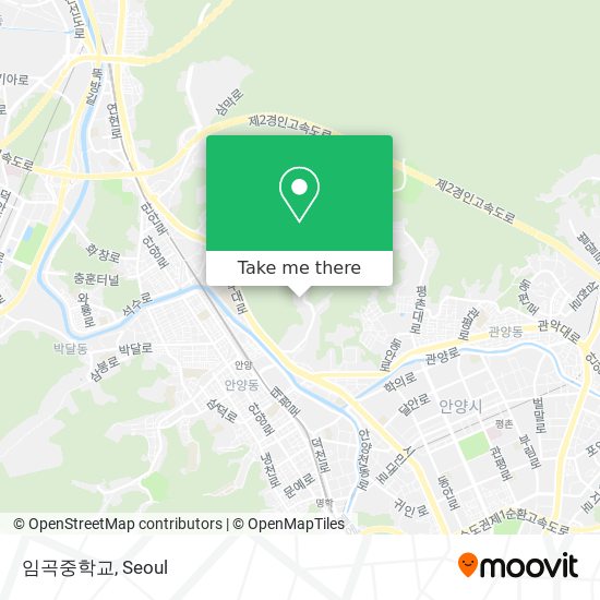 임곡중학교 map