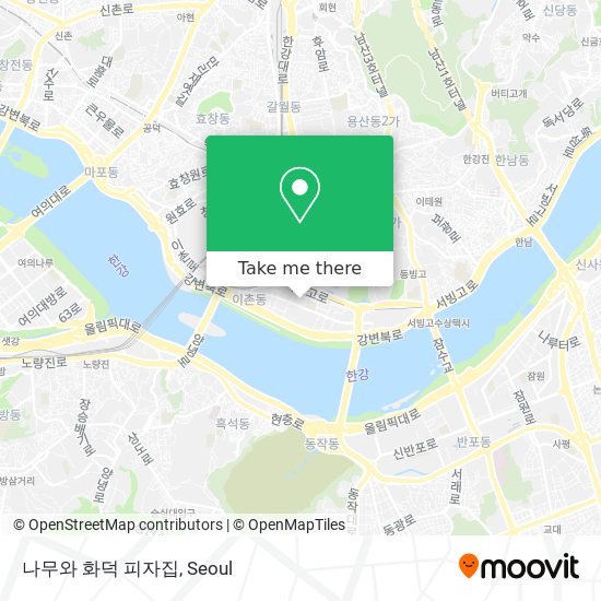 나무와 화덕 피자집 map