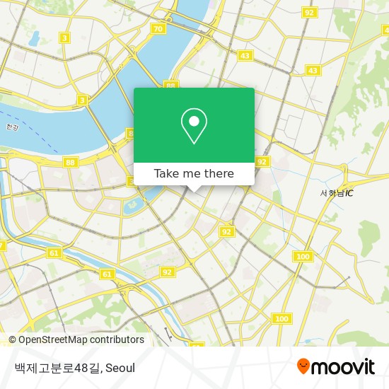 백제고분로48길 map