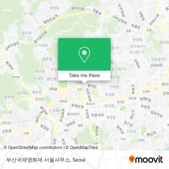 부산국제영화제 서울사무소 map