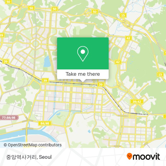 중앙역사거리 map