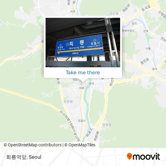 회룡역앞 map