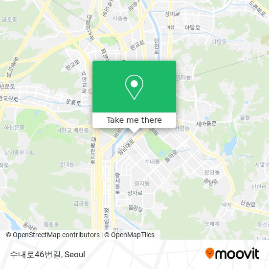 수내로46번길 map