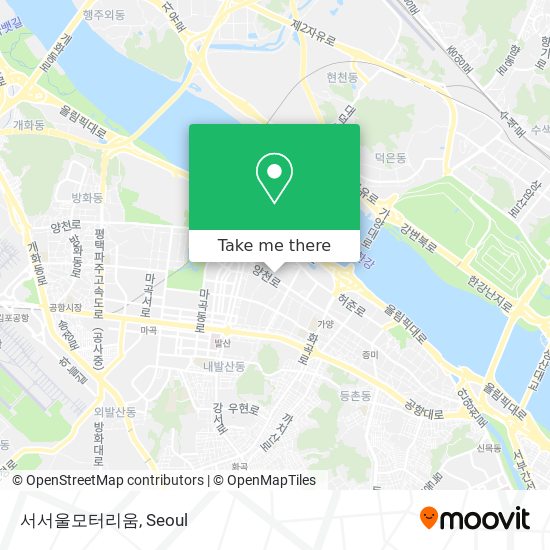 서서울모터리움 map