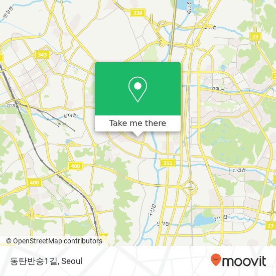 동탄반송1길 map