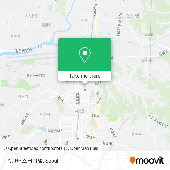 송탄버스터미널 map