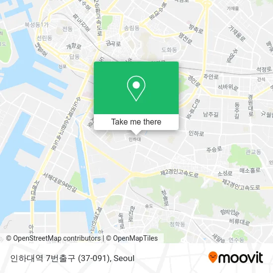 인하대역 7번출구 (37-091) map