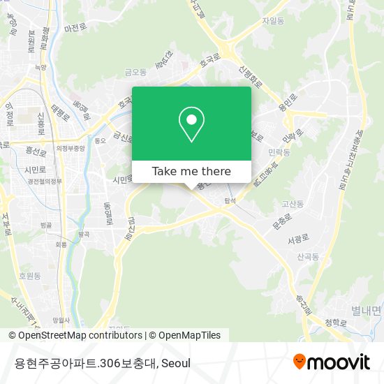 용현주공아파트.306보충대 map