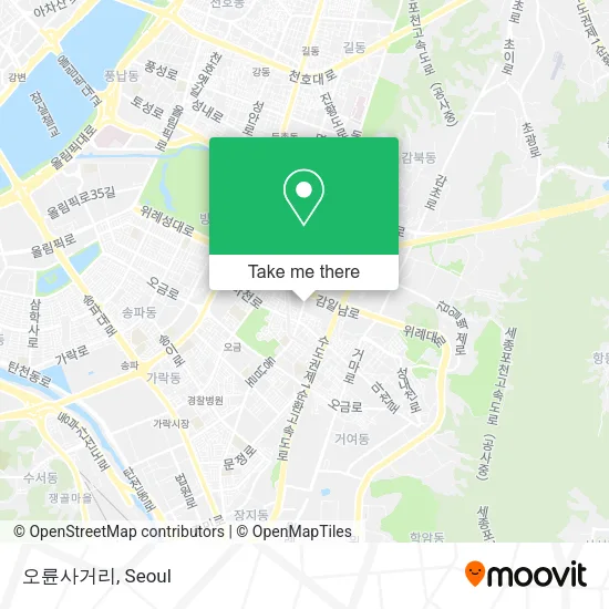 오륜사거리 map