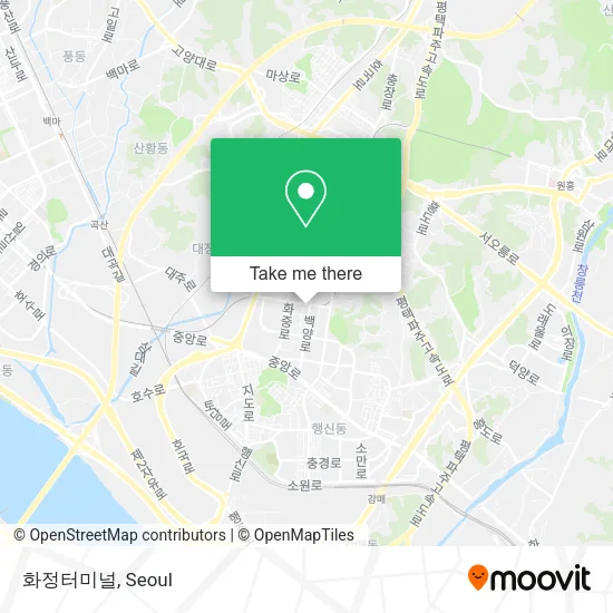 화정터미널 map