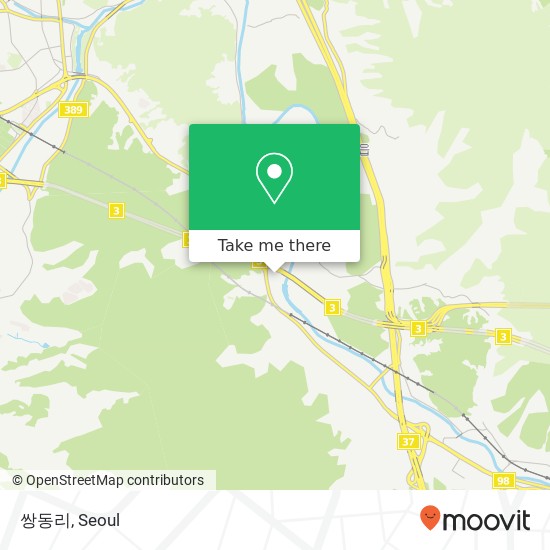 쌍동리 map