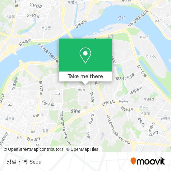 상일동역 map