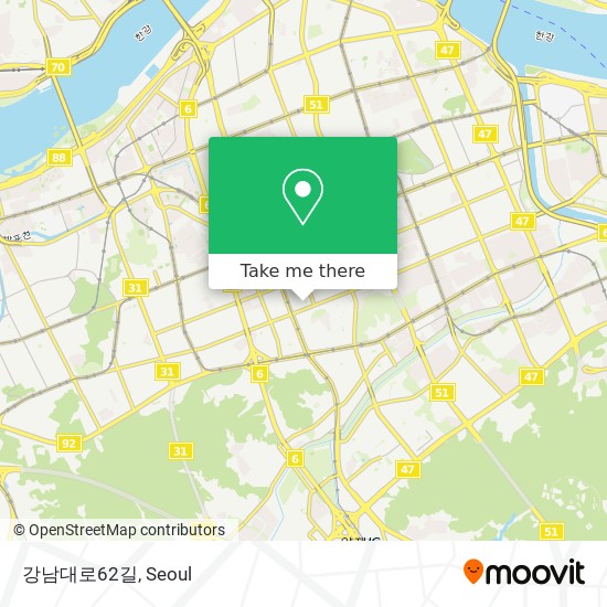 강남대로62길 map