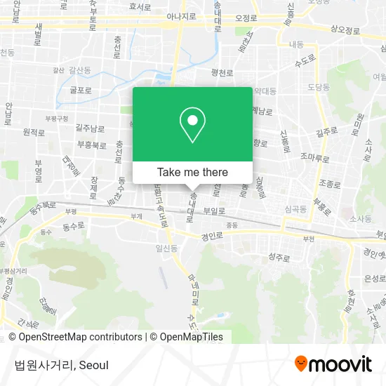 법원사거리 map