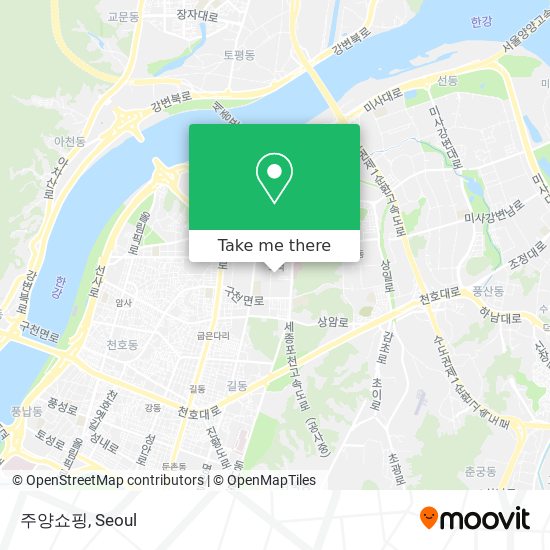 주양쇼핑 map