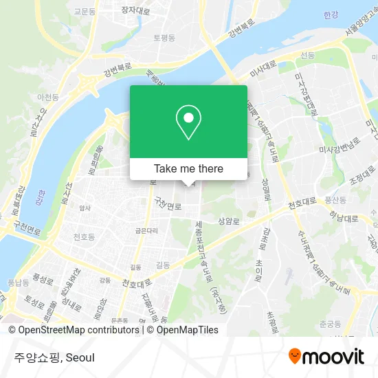 주양쇼핑 map