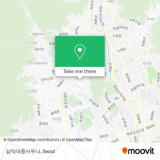 삼익대중사우나 map