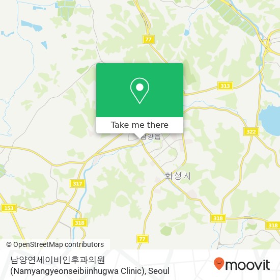 남양연세이비인후과의원 (Namyangyeonseibiinhugwa Clinic) map