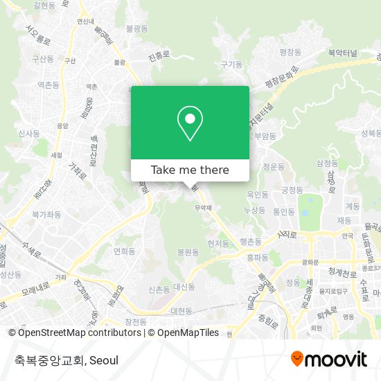 축복중앙교회 map