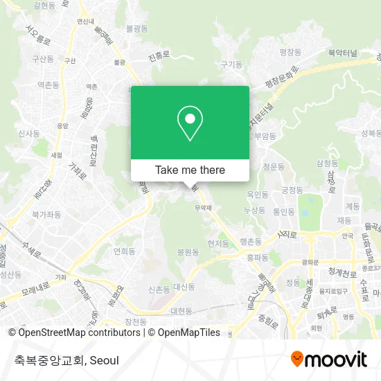 축복중앙교회 map