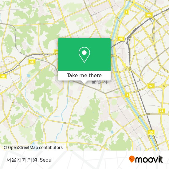 서울치과의원 map