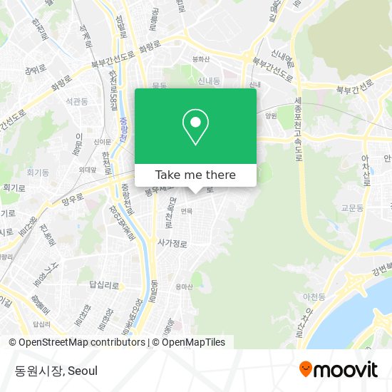 동원시장 map