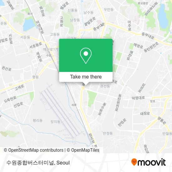 수원종합버스터미널 map