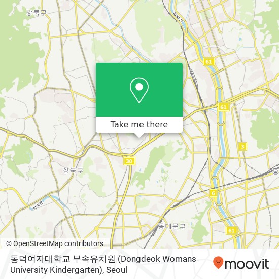 동덕여자대학교 부속유치원 (Dongdeok Womans University Kindergarten) map