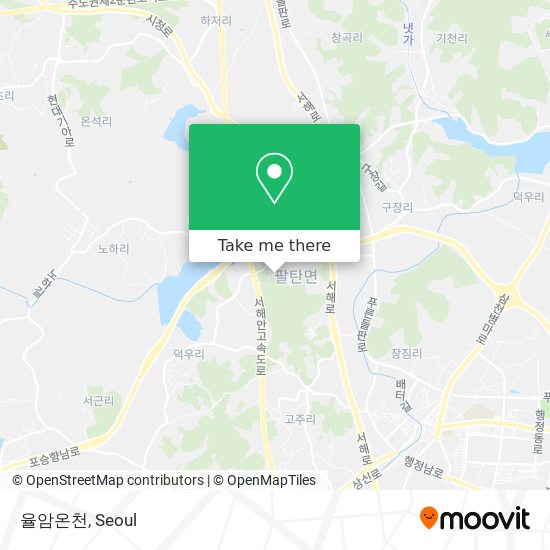 율암온천 map