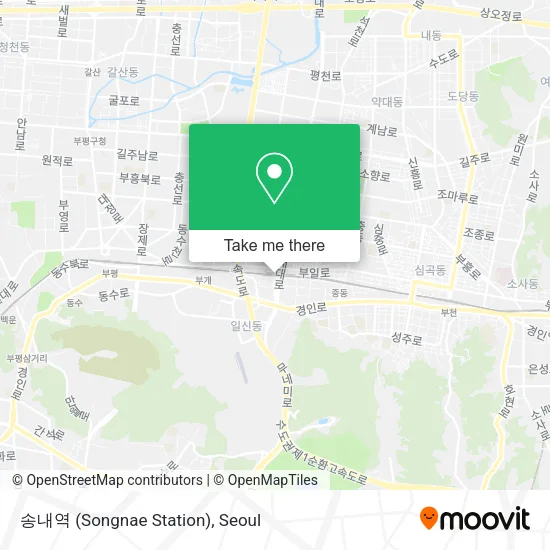 송내역 (Songnae Station) map