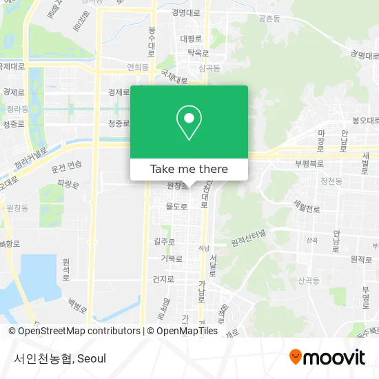 서인천농협 map