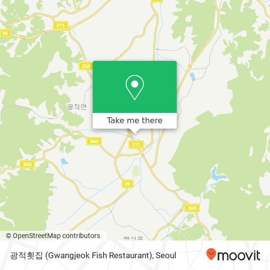 광적횟집 (Gwangjeok Fish Restaurant) map