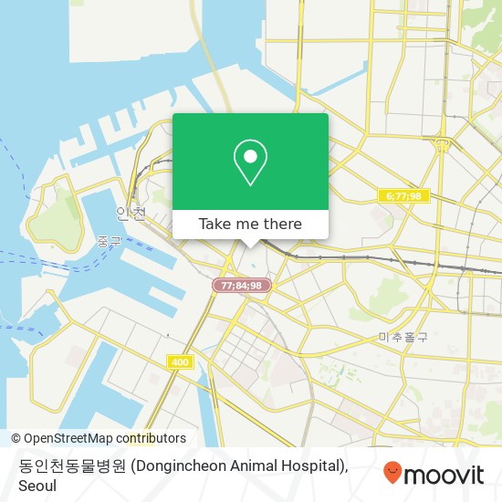 동인천동물병원 (Dongincheon Animal Hospital) map