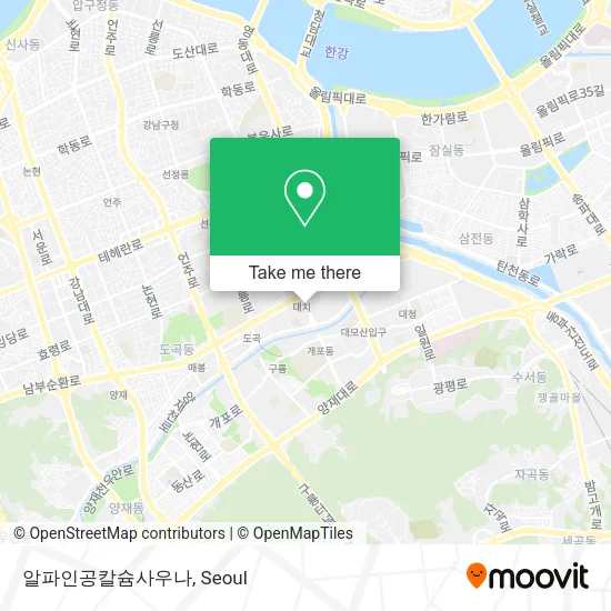 알파인공칼슘사우나 map