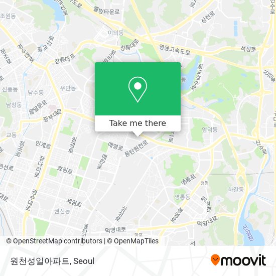 원천성일아파트 map