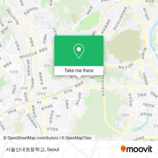 서울신내초등학교 map