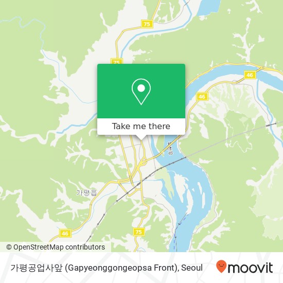 가평공업사앞 (Gapyeonggongeopsa Front) map