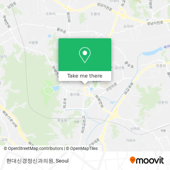 현대신경정신과의원 map