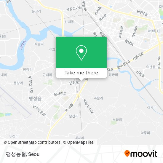 팽성농협 map